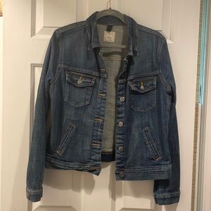 Denim Jacket, Size Small, Stretchy, Dark Wash